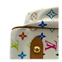 Logo Top Handle Bag Multi-colour in Coated Canvas, Gold hardware
