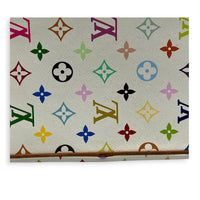 Logo Top Handle Bag Multi-colour in Coated Canvas, Gold hardware