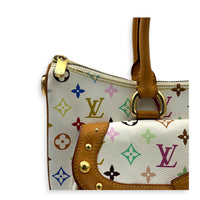 Logo Top Handle Bag Multi-colour in Coated Canvas, Gold hardware