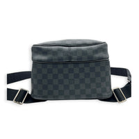 Micheal  Backpack Damier Graphite in Coated Canvas, Silver hardware