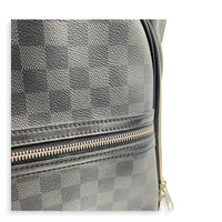 Micheal  Backpack Damier Graphite in Coated Canvas, Silver hardware
