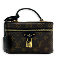 Nice Vanity Bag Nano  Monogram in Monogram Coated Canvas, Gold hardware