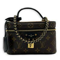 Nice Vanity Bag Nano  Monogram in Monogram Coated Canvas, Gold hardware