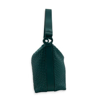Intrecciato Shoulder Bag Teal / Turquoise in Intrecciato Leather