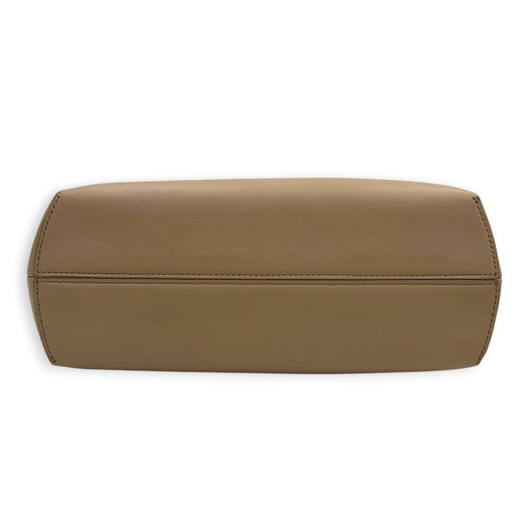 First Clutch Small Beige in Nappa Leather, Gold hardware