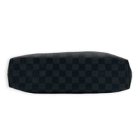 Mick PM Damier Graphite Messenger in Coated Canvas, Silver hardware