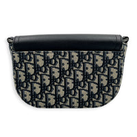Oblique Shoulder Bag Blue Dior Oblique Jacquard in Jacquard, Silver hardware