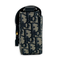 Oblique Shoulder Bag Blue Dior Oblique Jacquard in Jacquard, Silver hardware