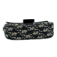 Oblique Shoulder Bag Blue Dior Oblique Jacquard in Jacquard, Silver hardware