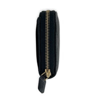 Classic Wallet Black in Caviar Leather, Gold hardware