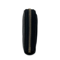 Classic Wallet Black in Caviar Leather, Gold hardware