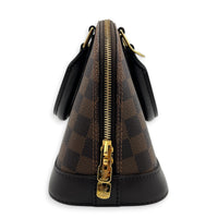 Alma Top Handle Bag BB Ebene, Gold hardware
