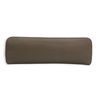 Extra Pocket L19 Taupe Top Handle Bag in Calfskin, Silver hardware