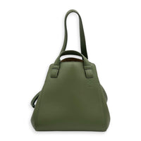 Hammock Nugget Green Top Handle Bag in Calfskin, Gold hardware