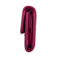 Boy Wallet Small Fuchsia in Caviar Leather, Gold hardware