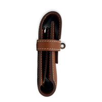 Kelly Depliant Fauve Wallet in Barenia, Palladium hardware