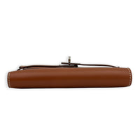 Kelly Depliant Fauve Wallet in Barenia, Palladium hardware