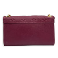Saint Germain Pochette Purple Wallet On Chain in Monogram Empreinte Leather, Gold hardware