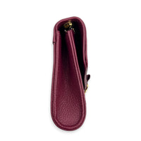 Saint Germain Pochette Purple Wallet On Chain in Monogram Empreinte Leather, Gold hardware