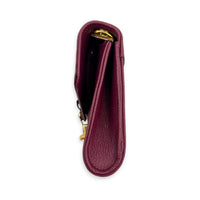 Saint Germain Pochette Purple Wallet On Chain in Monogram Empreinte Leather, Gold hardware