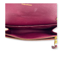Saint Germain Pochette Purple Wallet On Chain in Monogram Empreinte Leather, Gold hardware