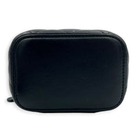 Pearl Crush Vanity Bag Mini Black in Lambskin, Gold hardware