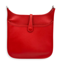 Evelyne III 29 Red Crossbody Bag in Epsom, Palladium hardware