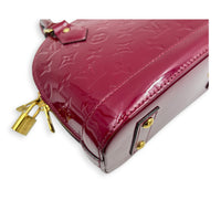 Alma Top Handle Bag BB Indian Rose / Pourpre in Monogram Vernis Leather, Gold hardware