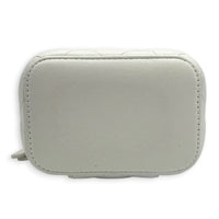 Camelia Vanity Bag Mini White in Lambskin, Gold hardware