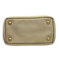 Canapa Tote Bag Small Beige in Canvas, Gold hardware