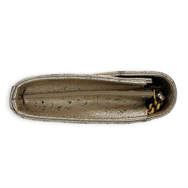 Cassandre Wallet On Chain 22cm Gold in Metallic, Gold hardware