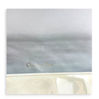 Lady Dior Wallet On Chain Sage Green in Patent Leather, Gold hardware