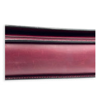 Lady Stirrup Red Top Handle Bag in Calfskin, Gold hardware