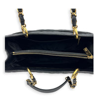 GST Tote Bag Grand Black in Caviar Leather, Gold hardware