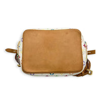 Noe Multicolor Murakami Shoulder Bag in Coated Canvas, Gold hardware