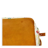 Noe Multicolor Murakami Shoulder Bag in Coated Canvas, Gold hardware