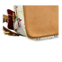 Noe Multicolor Murakami Shoulder Bag in Coated Canvas, Gold hardware