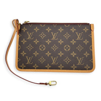 Carryall Tote Bag MM Brown in Monogram Coated Canvas, Gold hardware