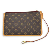 Carryall Tote Bag MM Brown in Monogram Coated Canvas, Gold hardware