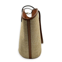Saint Jacques Beige Tote Bag in Raffia, Gold hardware
