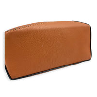 Puzzle Mini Tan Crossbody Bag in Calfskin, Silver hardware