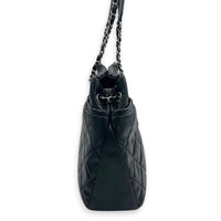 Timeless CC Tote Bag Large Black in Caviar Leather, Silver hardware