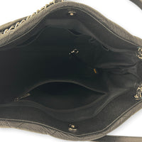 Timeless CC Tote Bag Large Black in Caviar Leather, Silver hardware