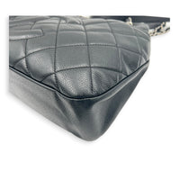 Timeless CC Tote Bag Large Black in Caviar Leather, Silver hardware