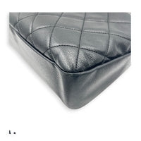 Timeless CC Tote Bag Large Black in Caviar Leather, Silver hardware