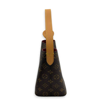 All In Shoulder Bag BB Brown in Monogram Coated Canvas, Gold hardware