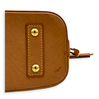 Alma Top Handle Bag BB Brown in Monogram Coated Canvas, Gold hardware