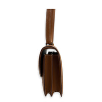 Constance Mirror 18 Gold Shoulder Bag in Epsom, Gold hardware