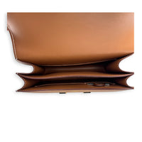 Constance Mirror 18 Gold Shoulder Bag in Epsom, Gold hardware