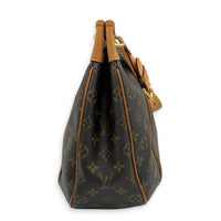 Galliera Monogram Shoulder Bag in Monogram Coated Canvas, Gold hardware